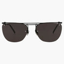 Saint Laurent Aviator Sunglasses Black/Black/Black (SL600-30014318-001)
