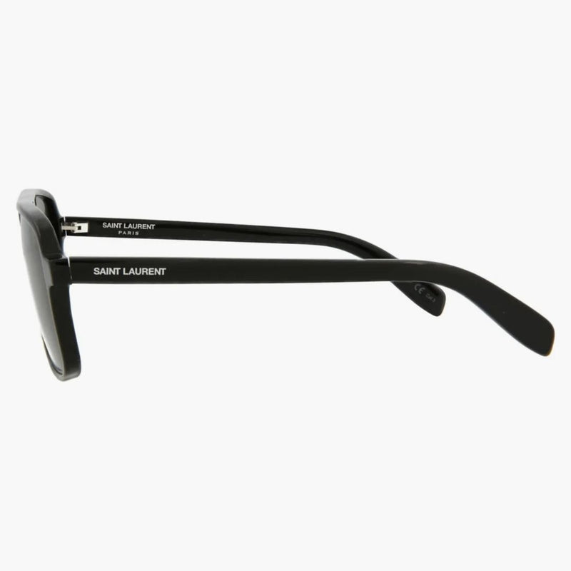Saint Laurent Aviator Sunglasses Black/grey (sl176-30001578-001)