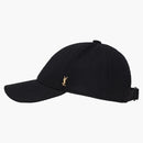 Saint Laurent Baseball Cap Cassandre in Felt Black