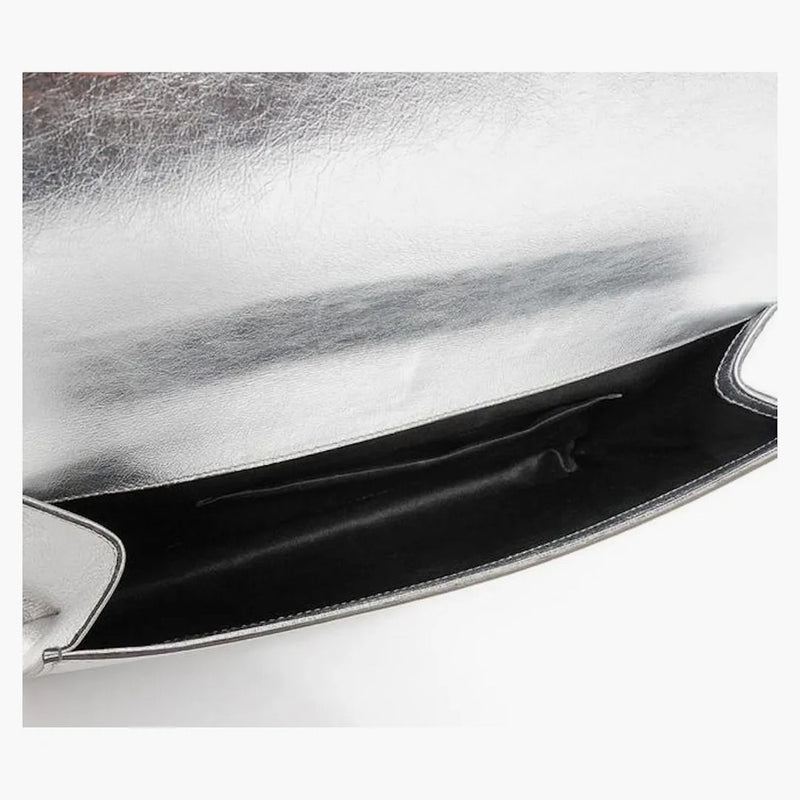 Saint Laurent Belle De Jour Clutch Metallic