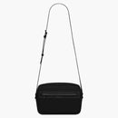 Saint Laurent Camp Camera Bag in Econyl and Lambskin Noir