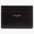 Saint Laurent Card Case in Smooth Leather Black