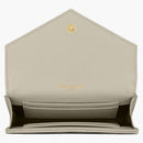 Saint Laurent Cassandre Grain De Poudre Envelope Wallet Small Blanc Vintage