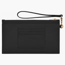 Saint Laurent Cassandre Matelasse Gran bolsa de billete en cuero en relieve acolchado negro