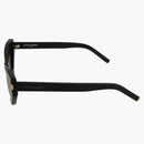 Saint Laurent Cat Eye Sunglasses Black/Black/Gray (SL215GRACE-3000263-001)