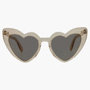 Saint Laurent Cat Eye Sunglasses Nude/Nude/Copper (SL181loulo-30001643-027)