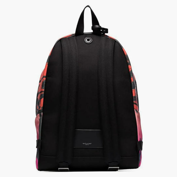 Saint Laurent City Canvas Batock Palm Print Black/Multi