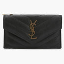 Saint Laurent Compact Wallet Monogram Black