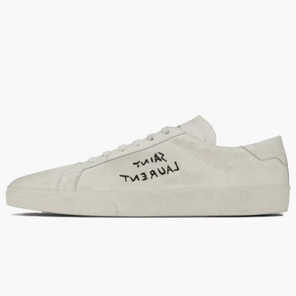 Saint Laurent Court Classic SL/06 White Worn