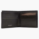 Saint Laurent East West Bifold Wallet Black