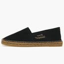 Saint Laurent ricamato espadrilles nero