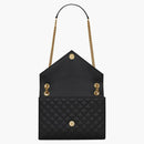 Saint Laurent Envelope Bag Medium Matelasse Leather Noir