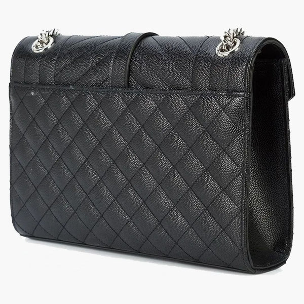 Saint Laurent obálka střední taška zrna de Poudre Black