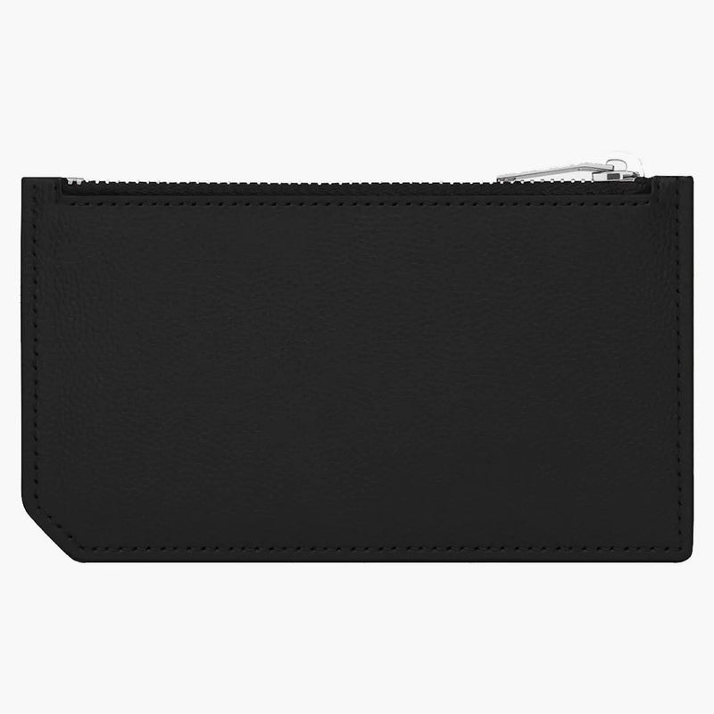 Saint Laurent 5 fragmentů pouzdro pouzdra na zrno kožená kožená černá