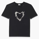 Saint Laurent Heart T-Shirt Black