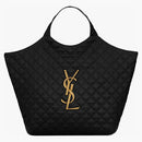 Saint Laurent Icare Maxi Shopping Bag Quilted Lambskin Black