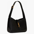 Saint Laurent LE 5 A 7 Hobo Bag in Smooth Leather Noir