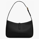 Saint Laurent LE 5 A 7 Hobo Bag in Smooth Leather Noir