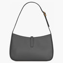 Saint Laurent LE 5 A 7 Hobo Bag in Smooth Leather Storm