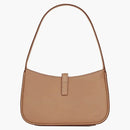 Saint Laurent LE 5 A 7 Mini Hobo Bag in Vegetable-Tanned Leather Brown Gold