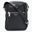 Saint Laurent Leather Sid Crossbody Black