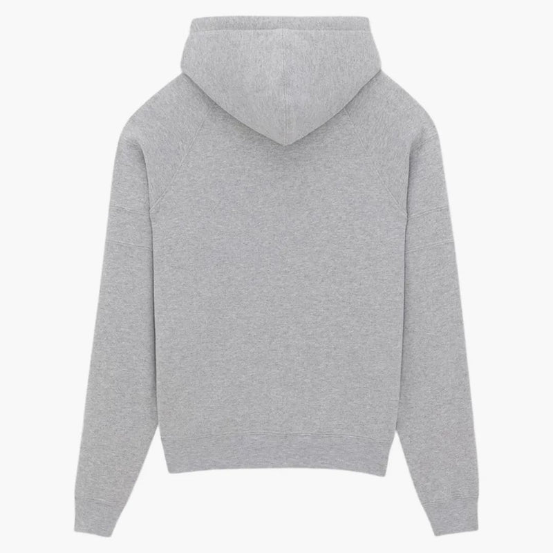 Saint Laurent -logotypen broderad hoodie grå