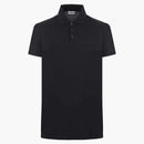 Logo Saint Laurent Polo Black