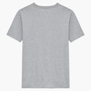 Svatý Laurent Logo Rive Gauche T-Shirt Grey Opláchnutí