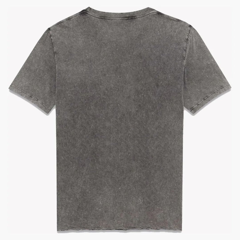 Saint Laurent Logo Rive Gauche T-Shirt Washed Black