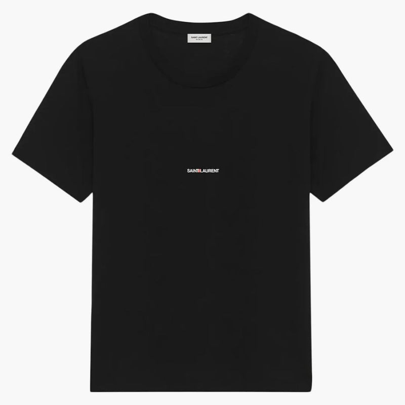 Svatý Laurent Logo Rive Gauche Tričko černé/bílé
