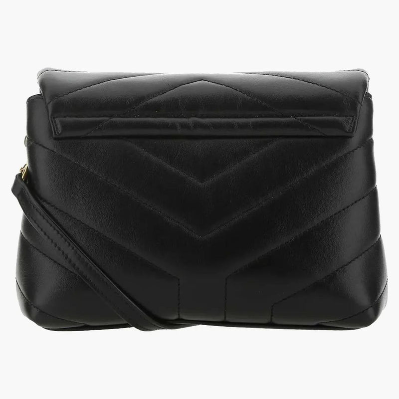 Saint Laurent Loulou Toy Ramen Black
