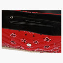 Saint Laurent Loulou Espadrille Bandana Bandana Shoulder Bag Red
