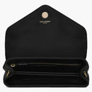 Saint Laurent Loulou Toy Bag Matelasse Leather Gold-Tone Black