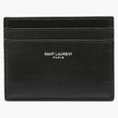 Saint Laurent Mono Card Case Black