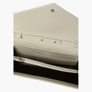 Saint Laurent Monogram Chain Wallet Matelasse Grain De Poudre Blanc Vintage