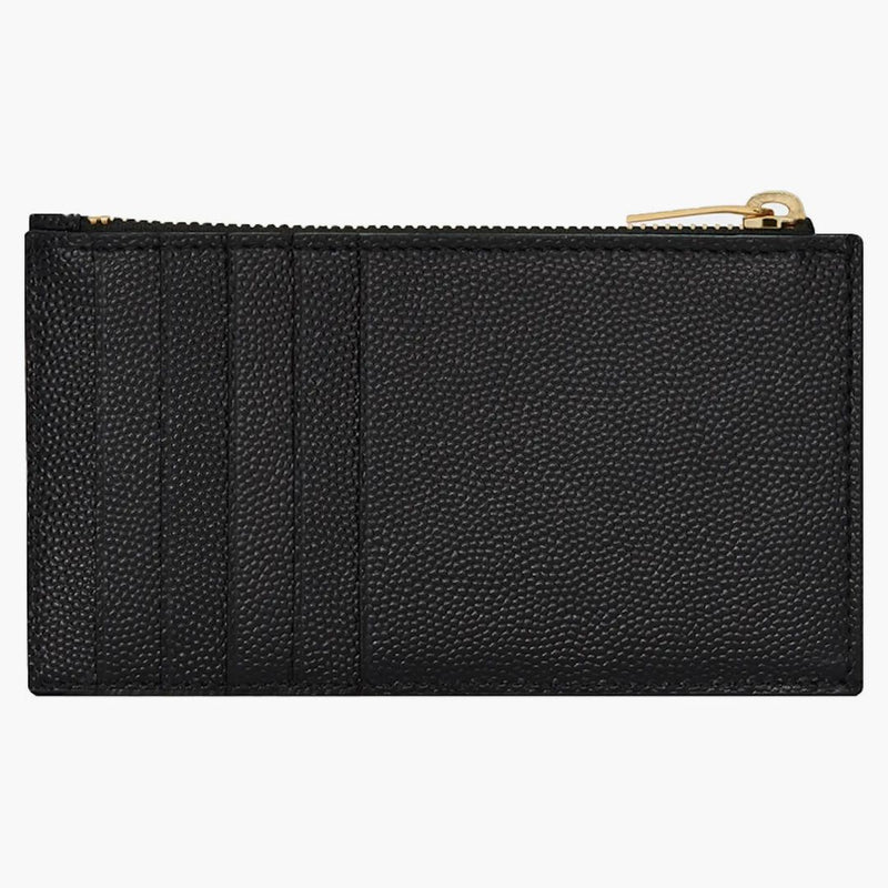 Frammenti di monogramma di saint laurent frammenti di carta con cerniera ceretta de poudre nera