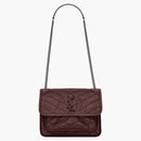 Saint Laurent Niki Baby Crinklede Vintage Rouge Legion