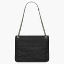 Saint Laurent Niki Shoulder Bag Medium Crinkled Vintage Black