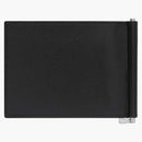 Saint Laurent Paris Bill Clip Wallet in Grain de Poudre embossed Leather Black