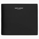 Saint Laurent Paris East/West Wallet with Coin Purse de Poudre embossed black