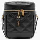 Saint Laurent Quilted 2way Vanity Bag Black