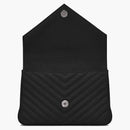 Saint Laurent Quilted College Shoulder Bag Medium Black