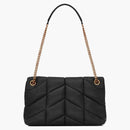 Saint Laurent Quilted Puffer Bag Small Black