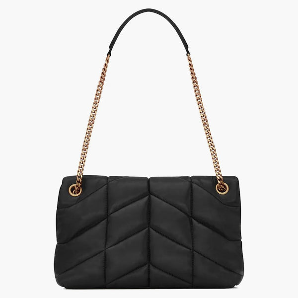 Prošívaná taška s Saint Laurent malá černá