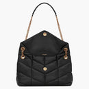 Saint Laurent Quilted Puffer Bag Small Black