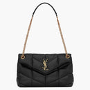 Saint Laurent Quilted Puffer Bag Small Black