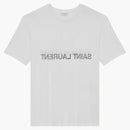Saint Laurent Reverse Logo T-Shirt Natural