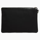 Saint Laurent Rive Gauche Canvas Pouch Black