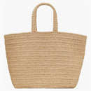 Saint Laurent Rive Gauche Supple Raffia dead bag natural