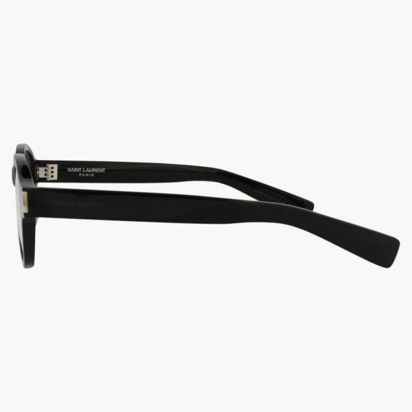Saint Laurent Round-Frame acetát sluneční brýle černé/černé/černé (SL546-30013743-001)
